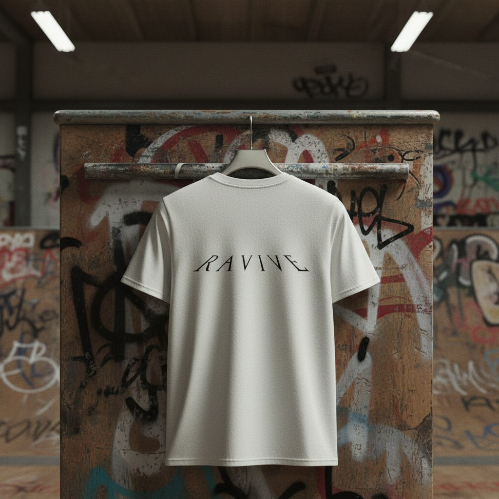 RAVIVE Reverb Organic T-Shirt In White