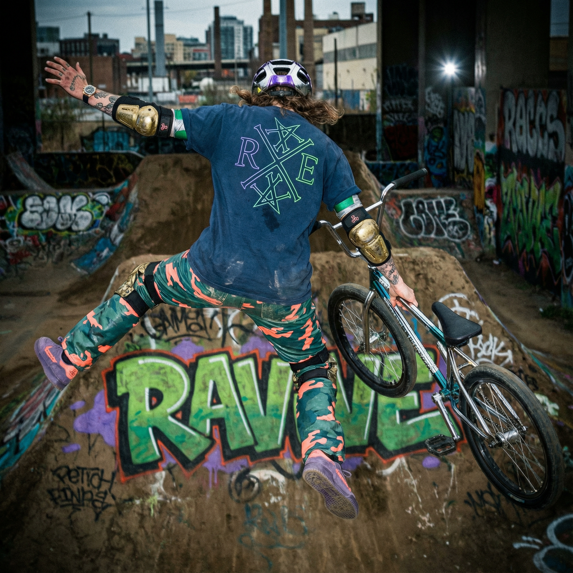 Core Contrast Monogram Organic T-shirt In Navy