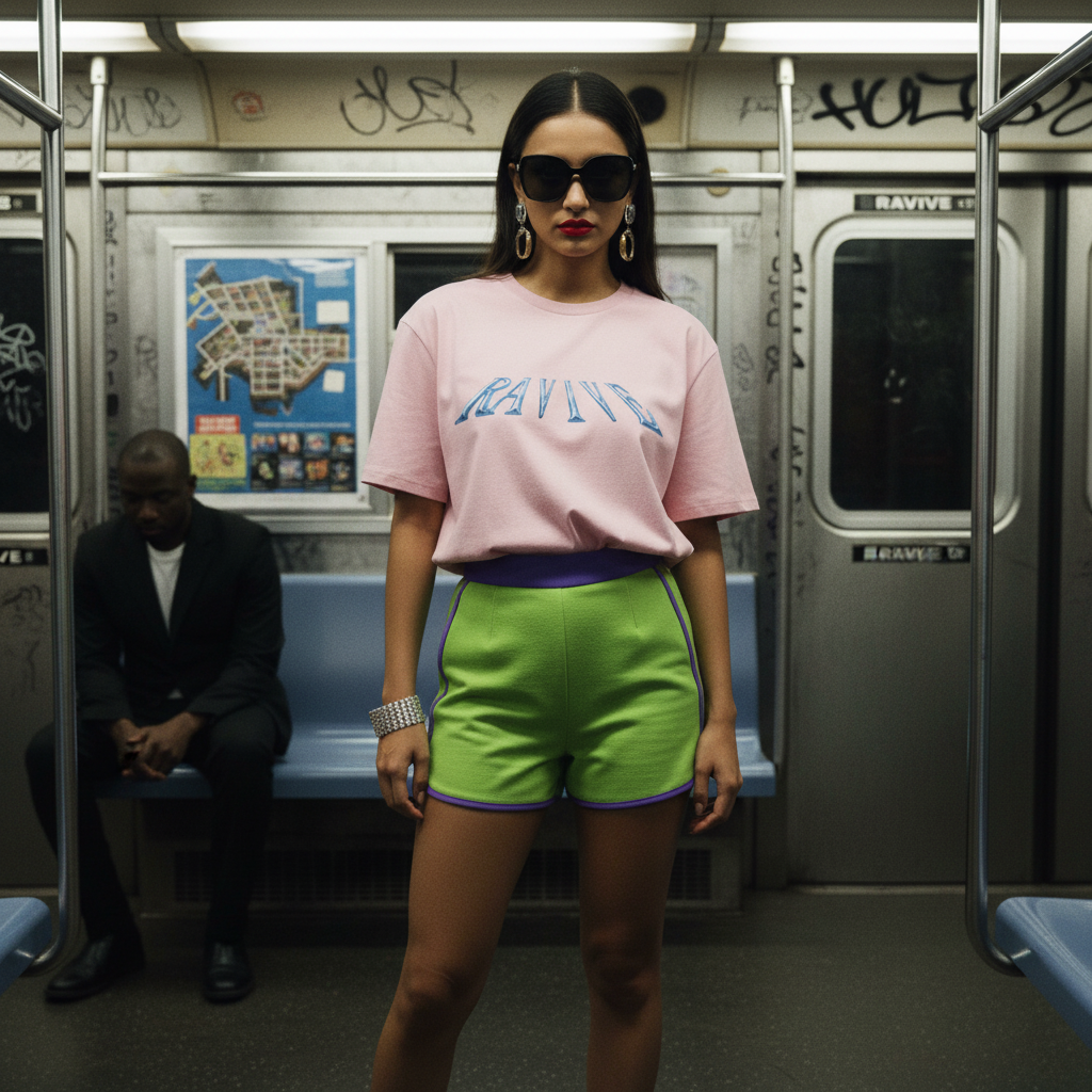 Core Chrome Organic T-Shirt In Pink