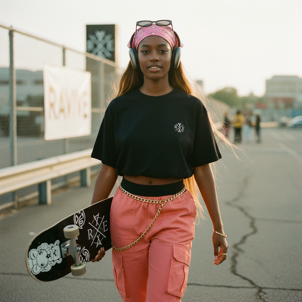 Core Monogram Organic T-shirt In Black