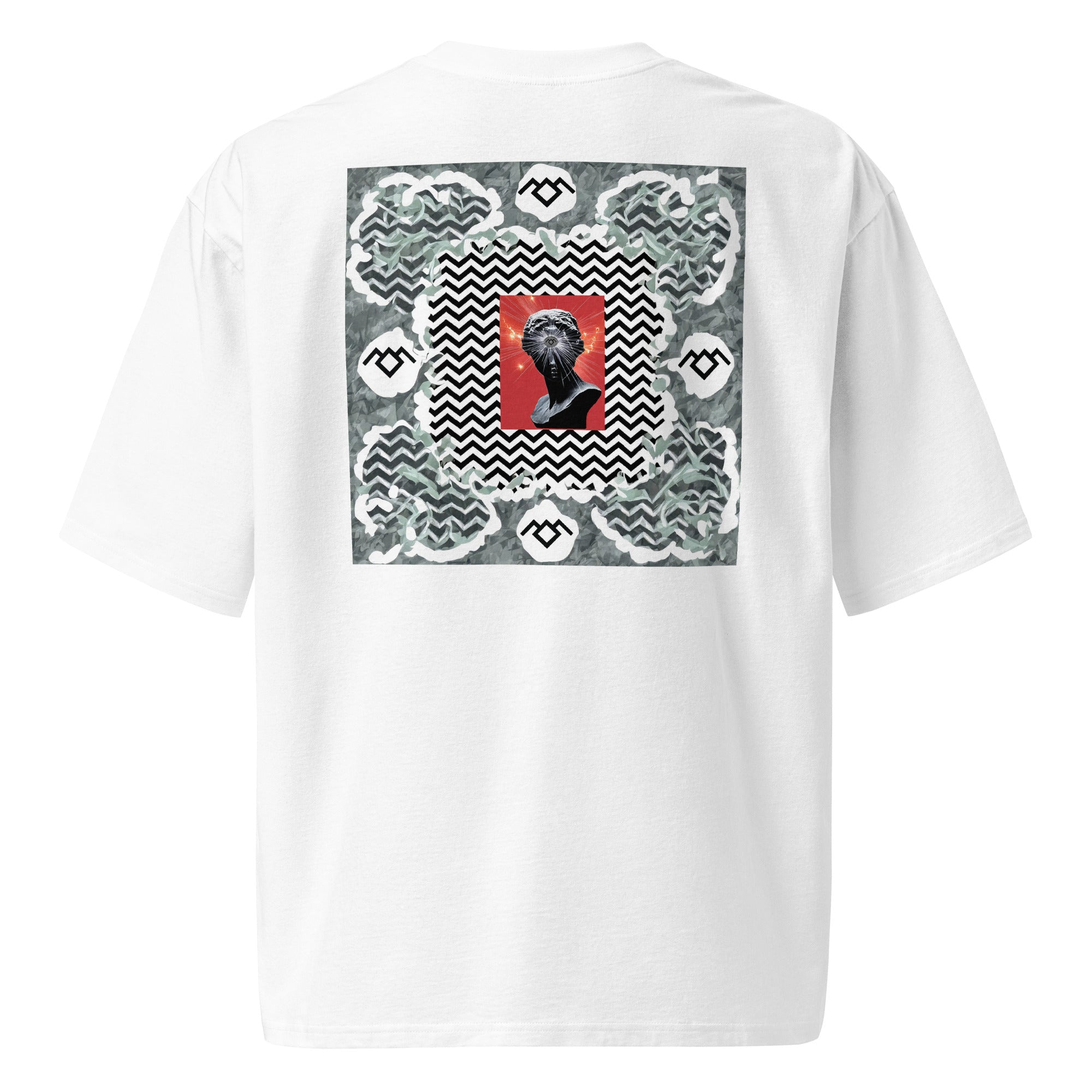 Tシャツ・カットソー [RUSTIC REVERIE] Holy Sting Oversized T-shirts [White] 24/7 Oversized T-Shirt - Off-white - Rise