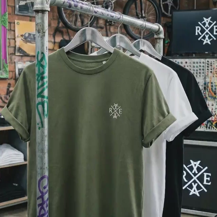 Core Monogram Organic T-shirt In Khaki