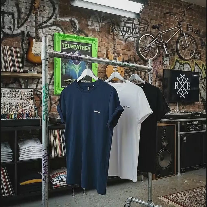 Core Contrast Monogram Organic T-shirt In Navy