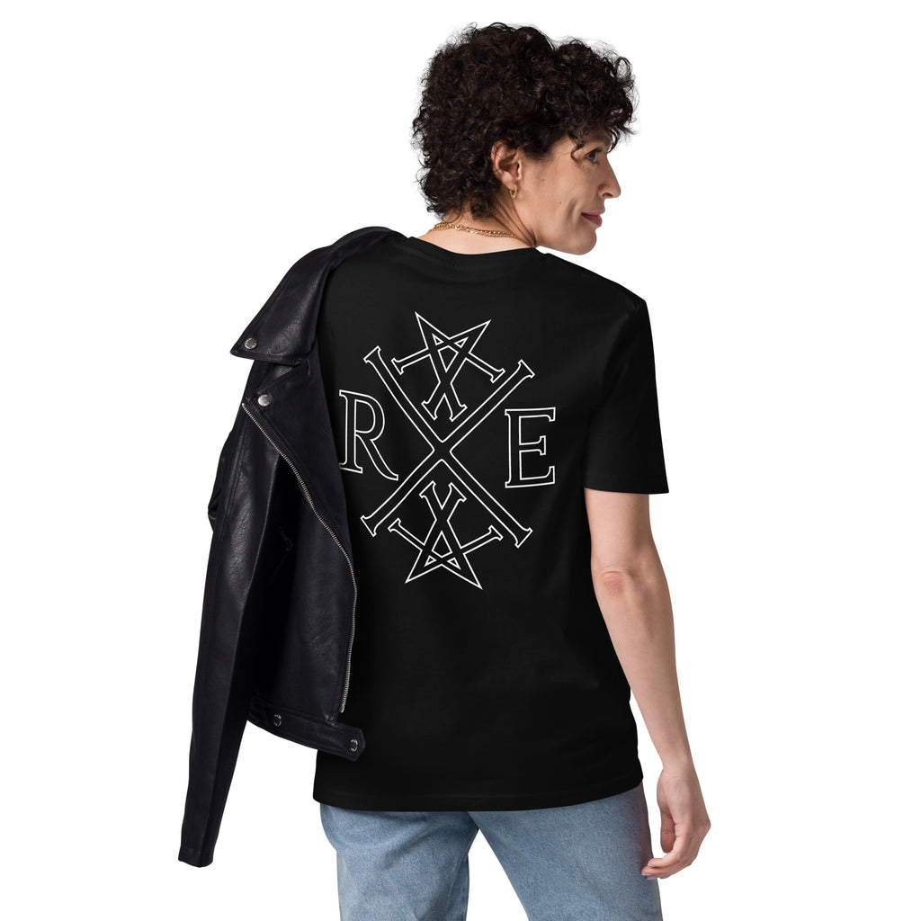 Core Contrast Monogram Organic T-shirt In Black