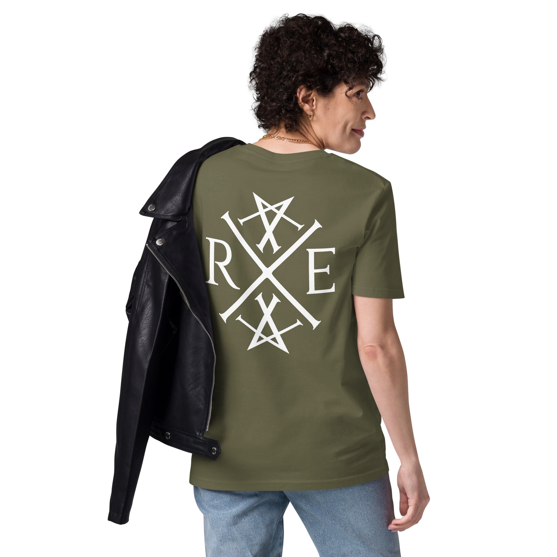 Core Monogram Organic T-shirt In Khaki