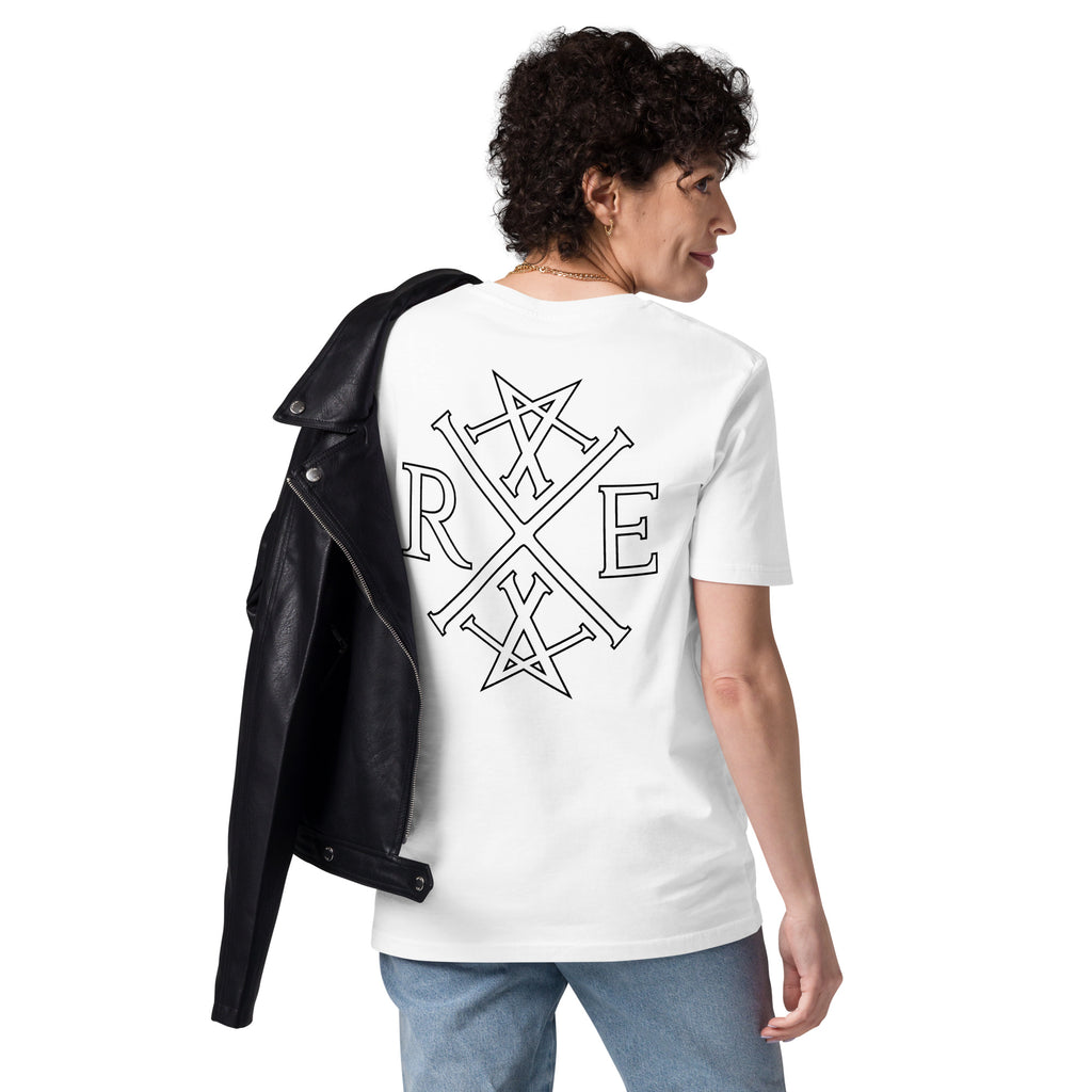Core Contrast Monogram Organic T-shirt In White